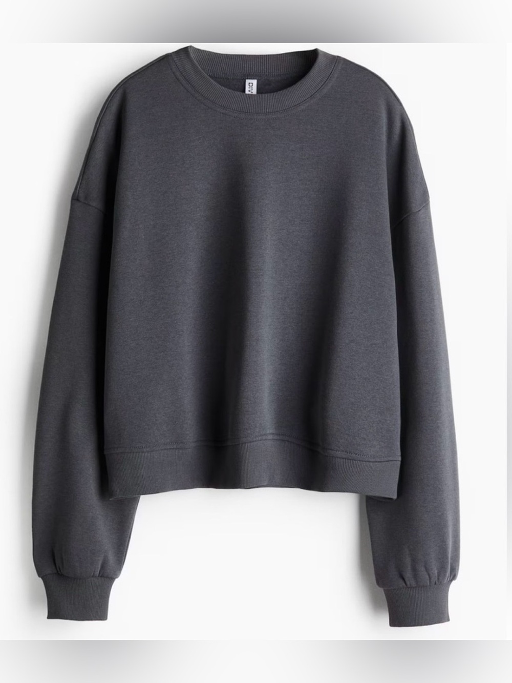 H&M Charcoal Gray Crewneck Sweatshirt